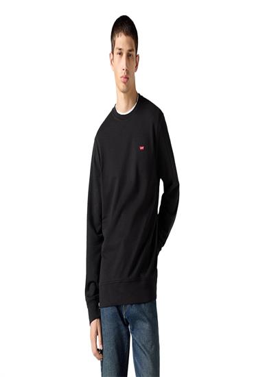 NON GRAPHIC SWEATSHIRT-MINERAL BLACK FRENCH TERRY